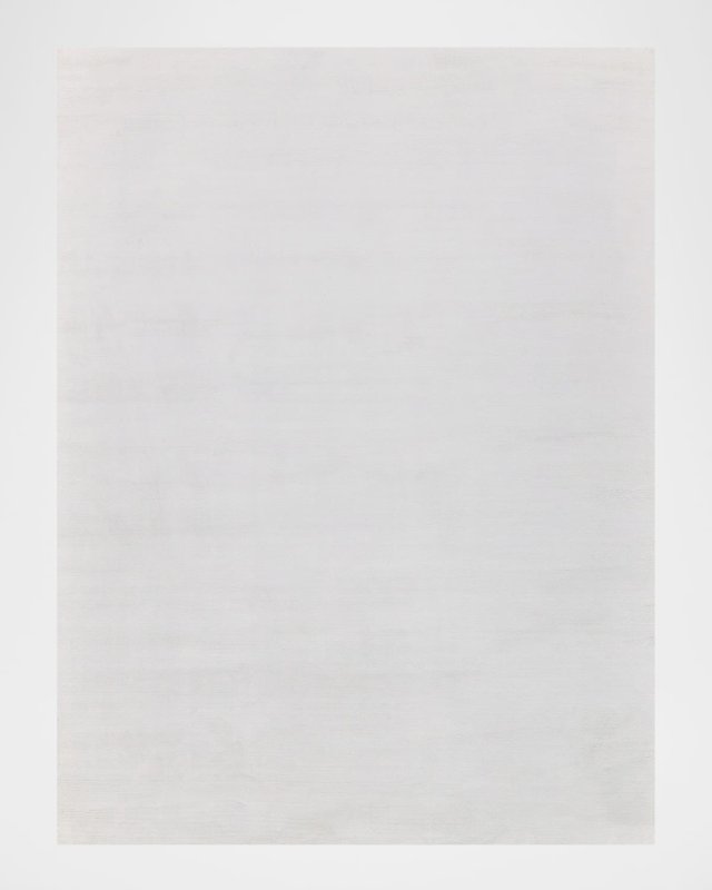 Velutto Hand-Loomed White Rug, 12' x 15'